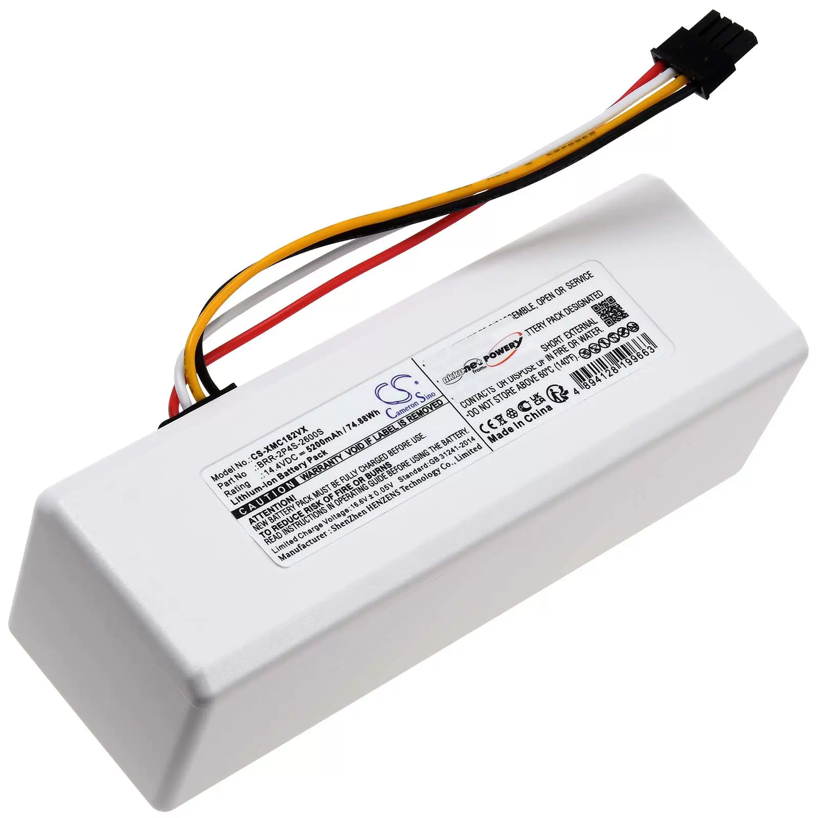 Powerakku passend für Saugroboter Xiaomi Roborock 1C Dreame MC1808 Typ P1904-4S1P-MM