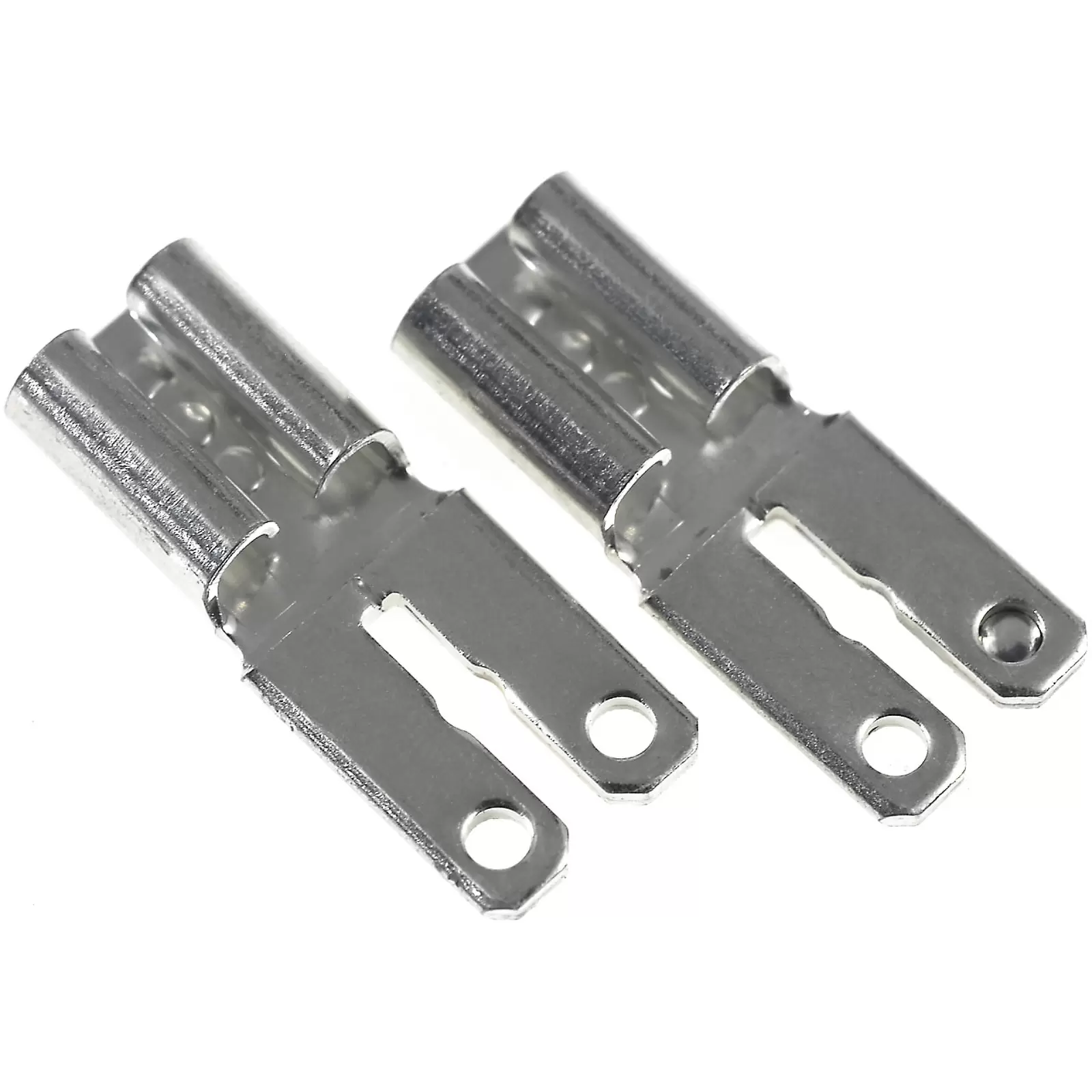 2 Universal Steckadapter von Faston 4,8mm auf 6,3mm für Bleiakkus