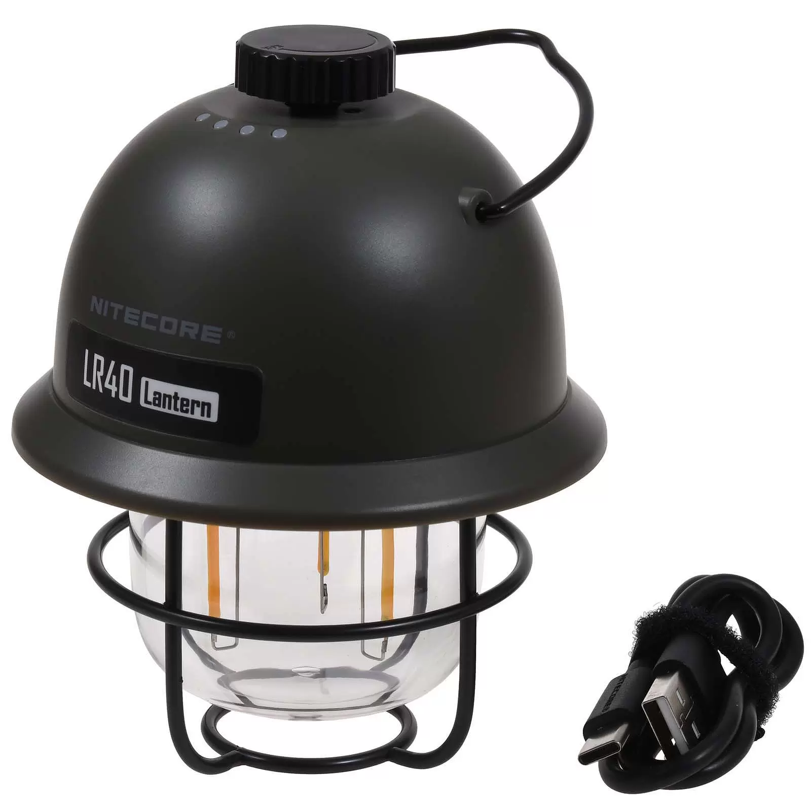 Nitecore LR40 Camping Laterne 2 Lichtfarben Powerbank-Funktion schwarz