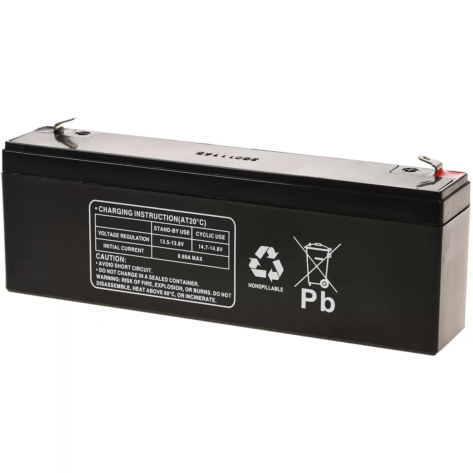 Bleiakku multipower MP2,3-12 ersetzt MP2,2-12 Vds