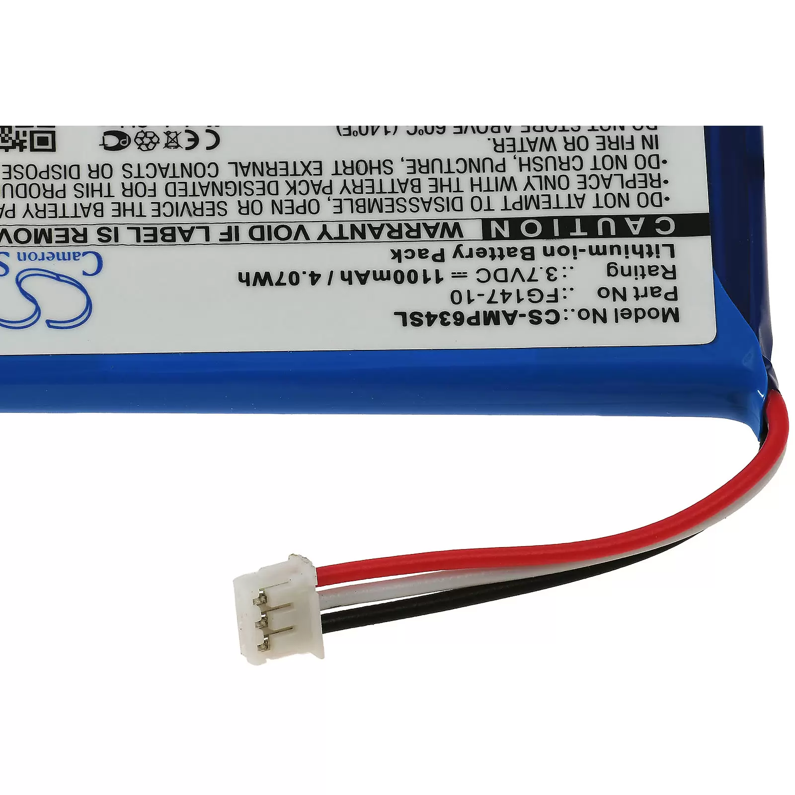 Akku für Universalfernbedienung AMX Mio Modero / Typ MIO-RBP