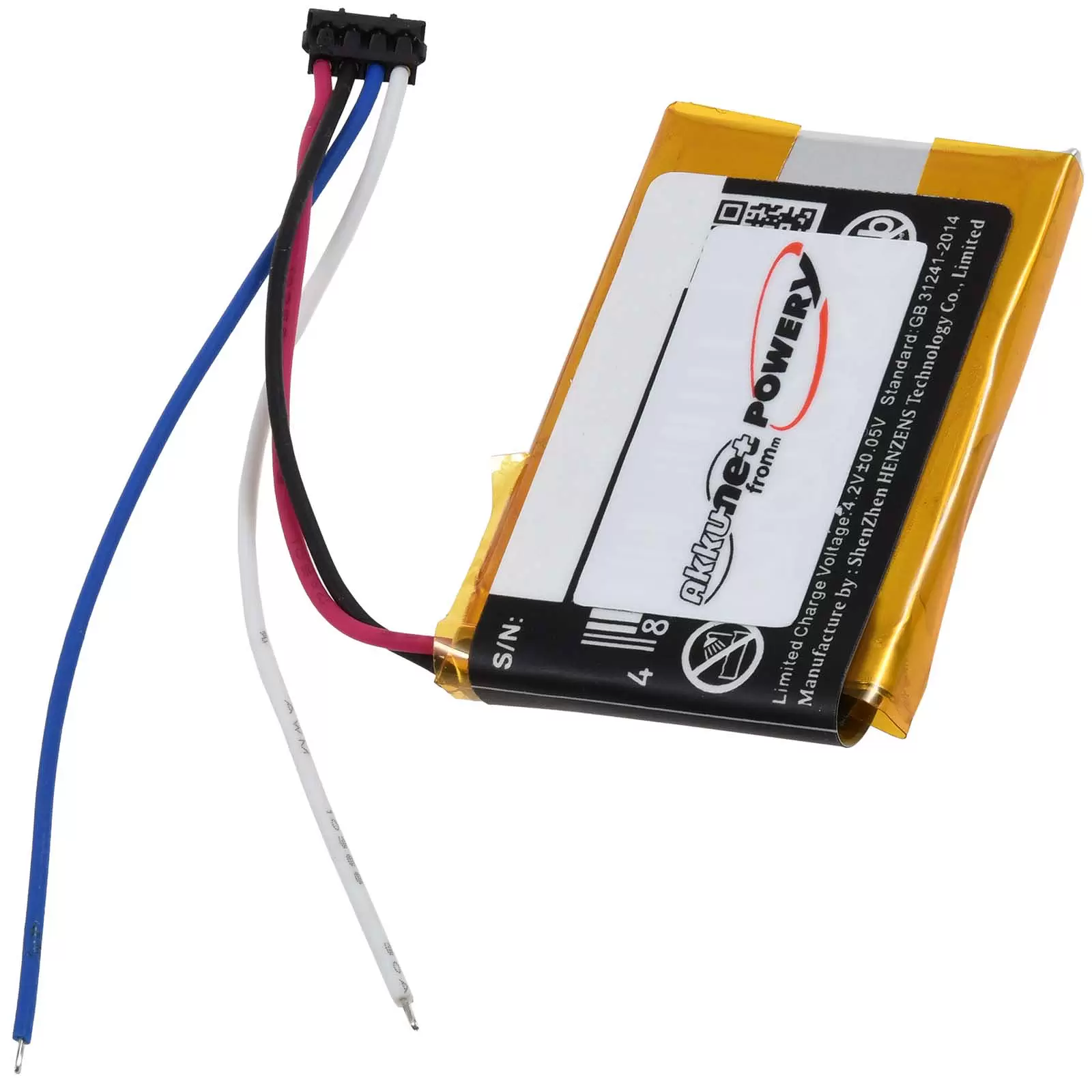 Akku passend für GPS-Fahrrad-Computer Garmin Edge 130,  Edge 130 Plus, Typ 361-00086-02