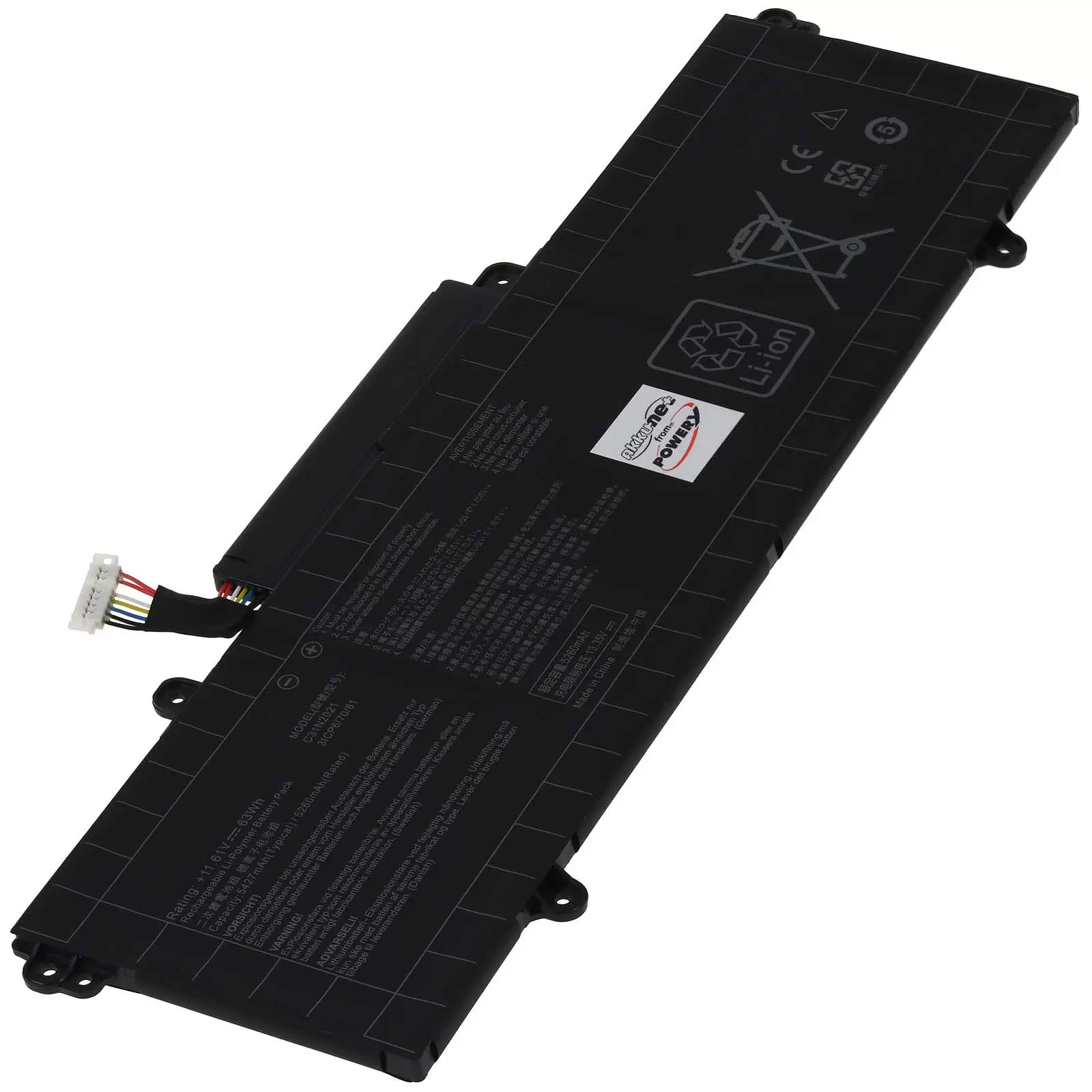 Akku passend für Laptop Asus ZenBook Flip 14 OLED Flip 14X OLED UX5400EA Typ C31N2021