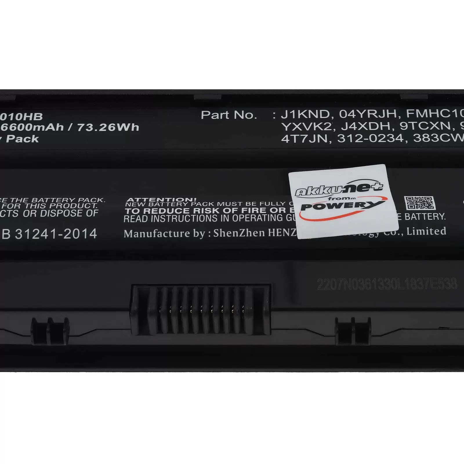 Akku für Dell Inspiron 13R Serie/ Inspiron 14R/ Inspiron 15R/ Typ 312-0234 6600mAh