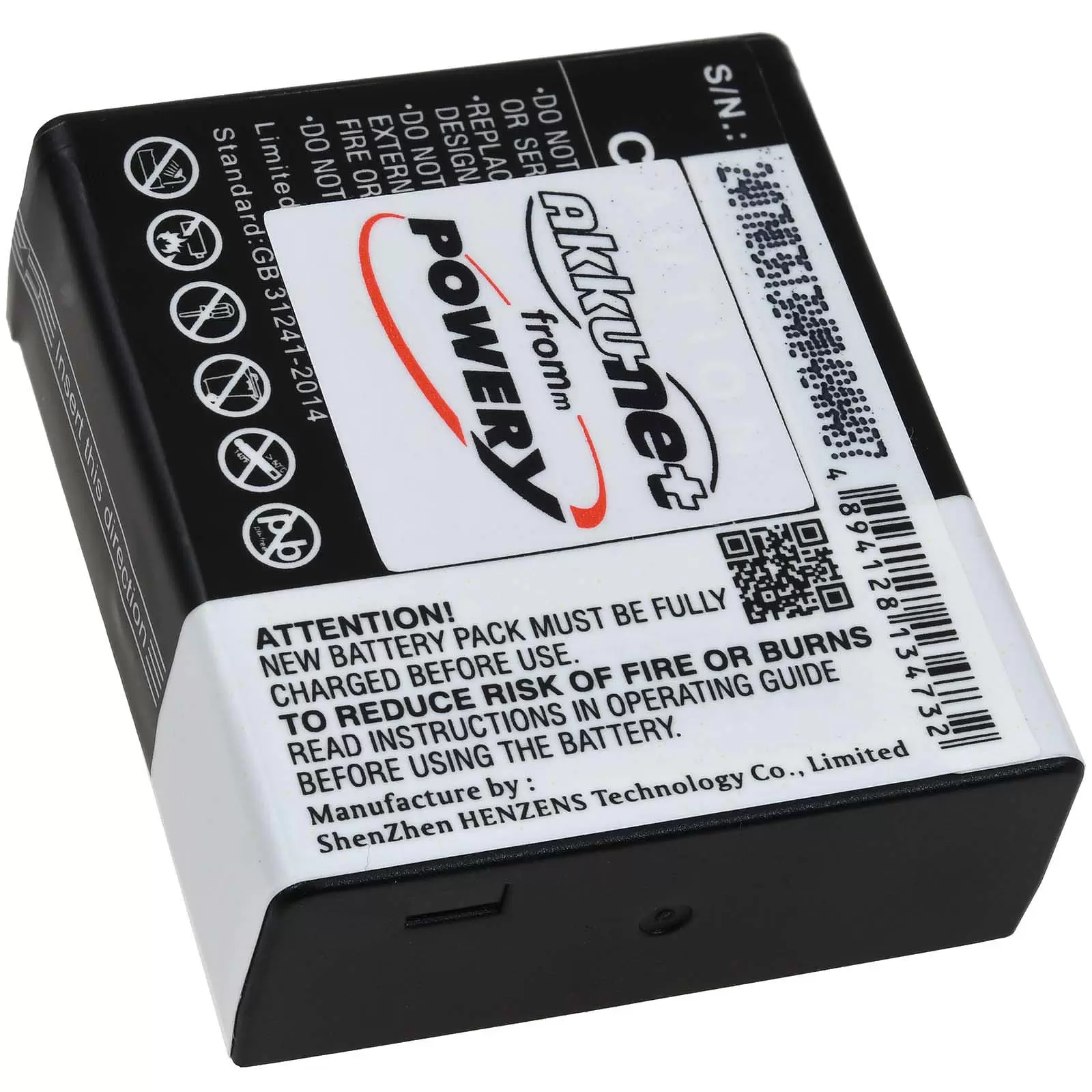 Akku für Panasonic DMC-GF16/ Typ DMW-BLG10