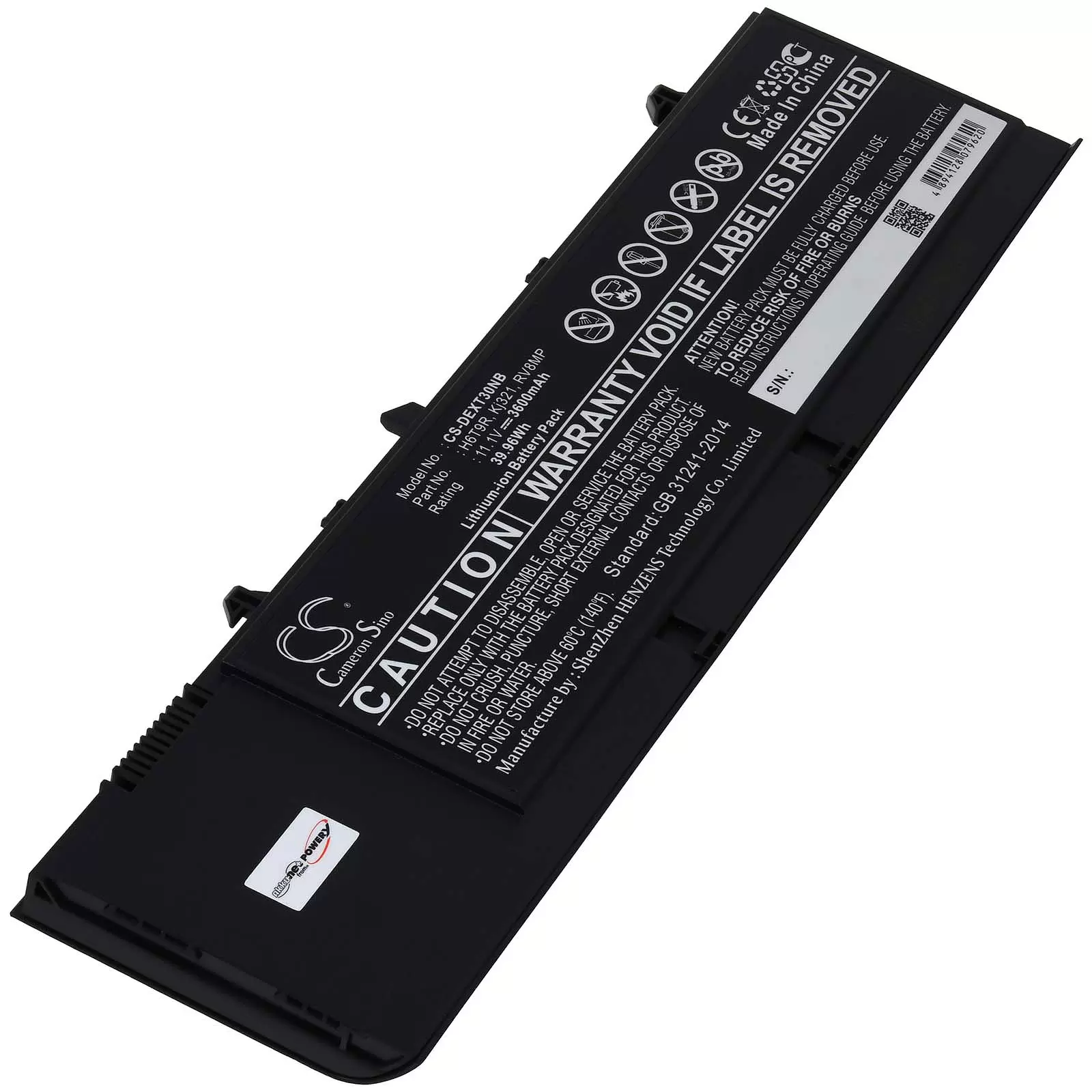 Akku passend für Dell Latitude XT3, Typ H6T9R