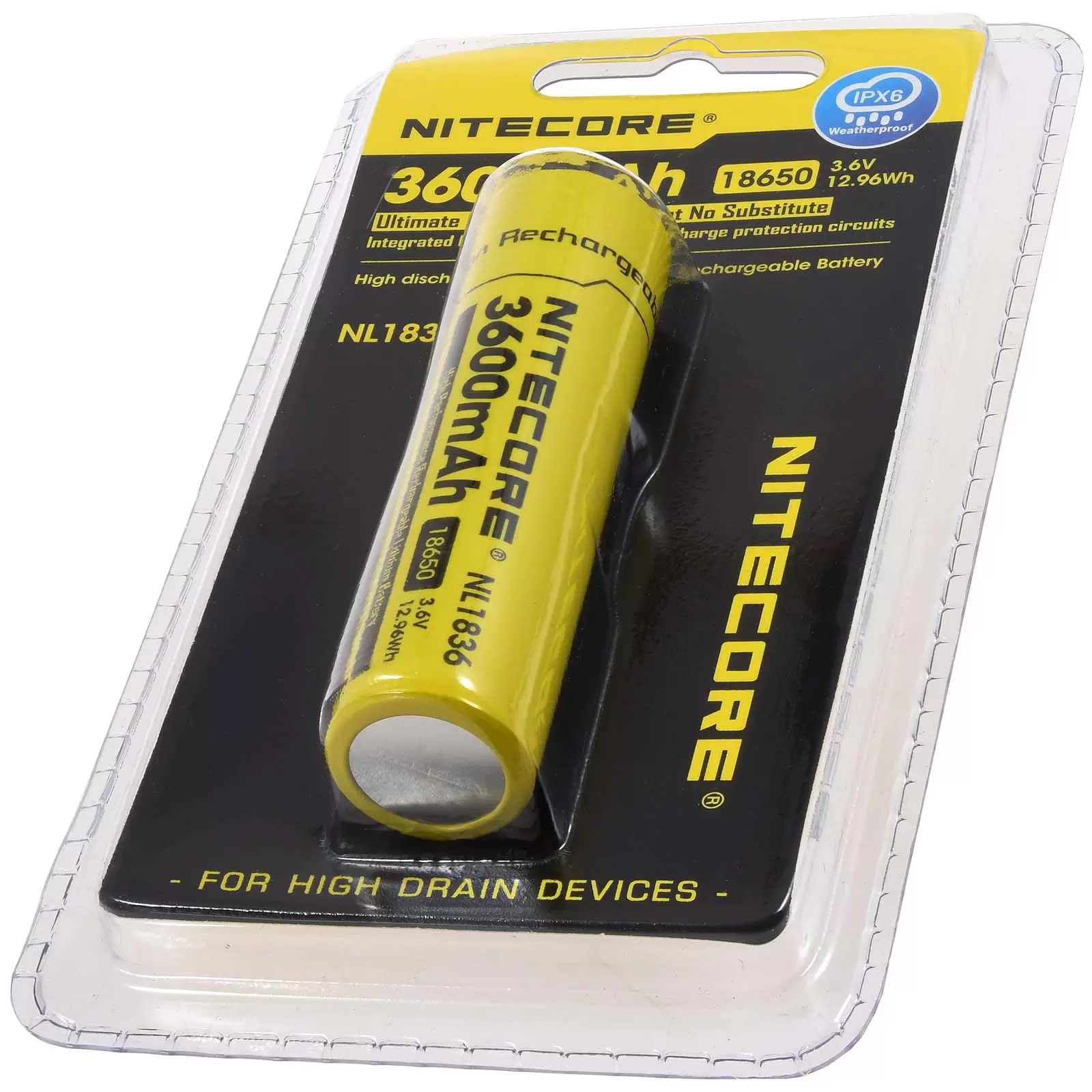 Nitecore Li-Ion Akku Typ 18650 3600mAh NL1836