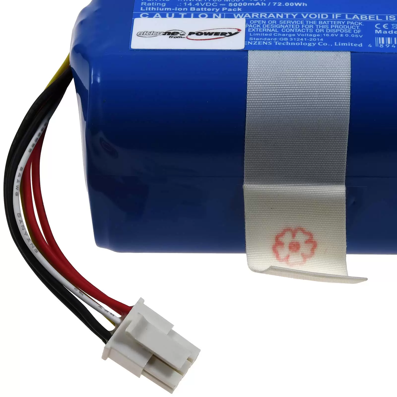 Akku passend für Saugroboter 360 X100 X100 Max S10 Typ INR21700 M50T-4S1P