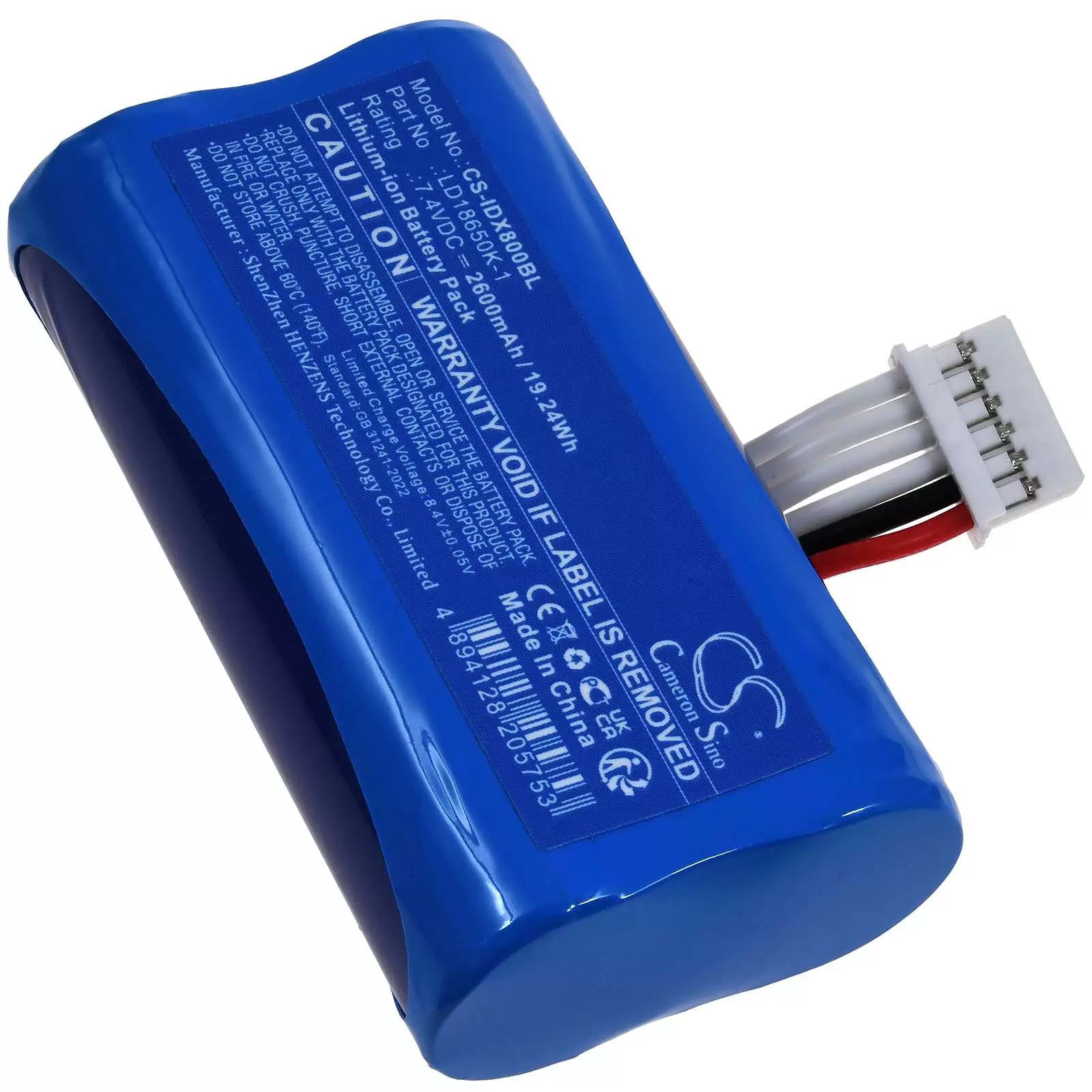 Akku passend für Payment-, Zahl-, Karten-Terminal Ingenico DX8000 Typ LD18650K-1