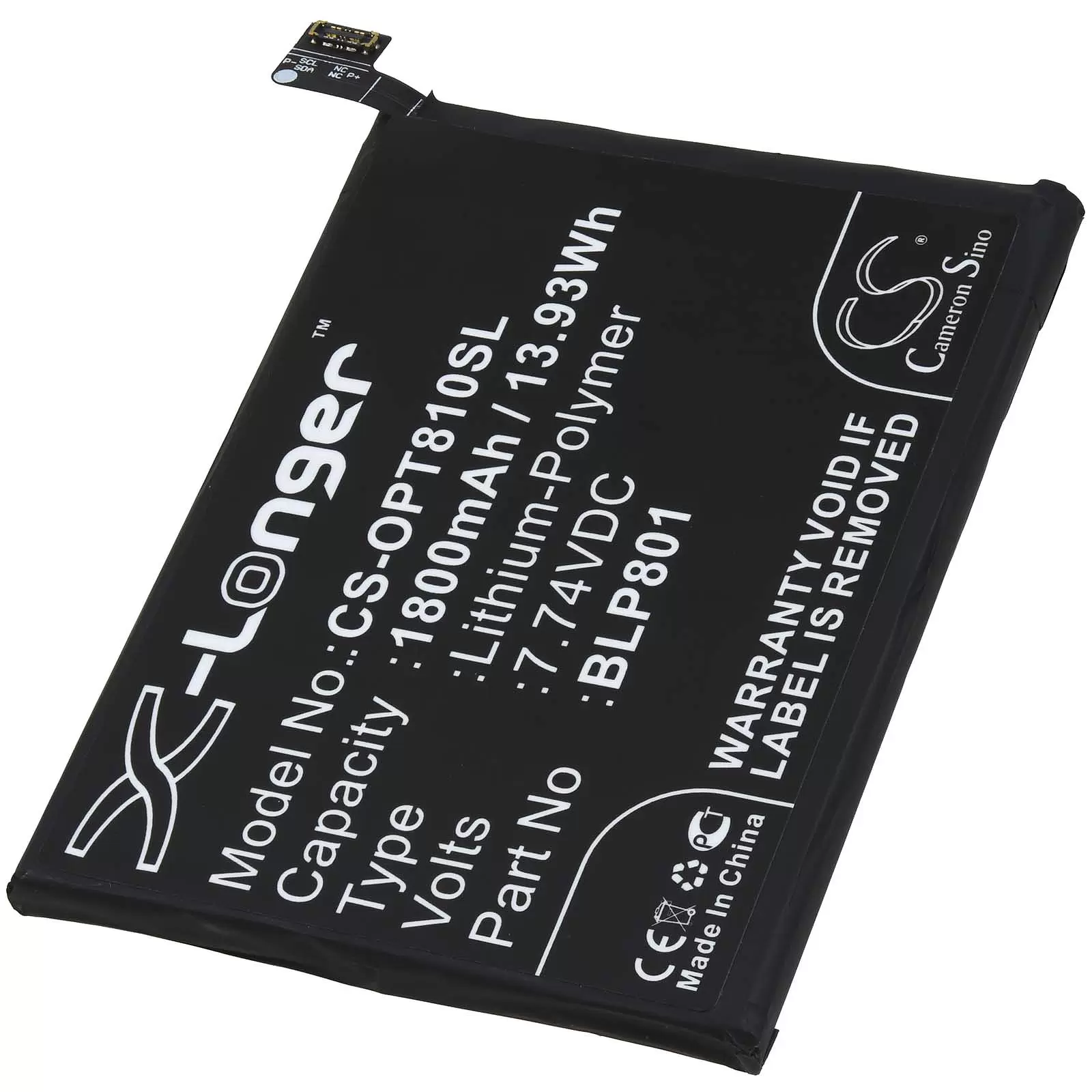 Akku für Smartphone Handy OnePlus 8T+ 5G  KB2003 Typ BLP801