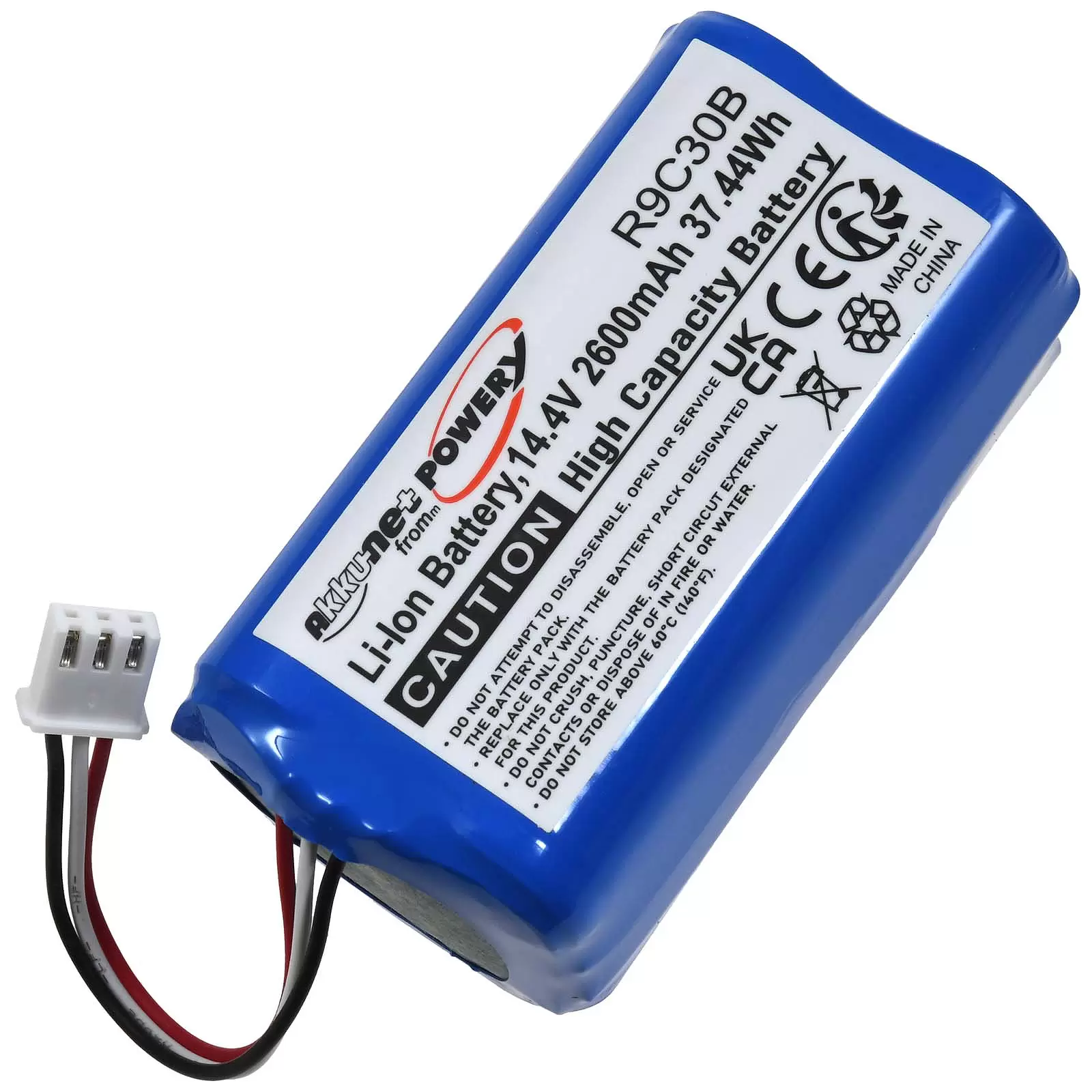 Akku für Saugroboter Liectroux C30B, C30B 2D, Midea M4, Typ MD-C30B