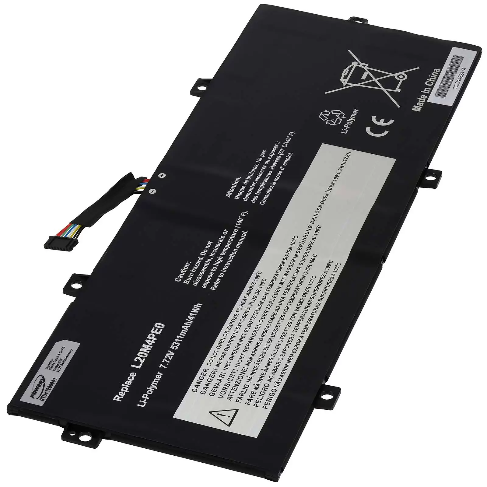Akku passend für Laptop Lenovo Yoga Duet 7 13ITL6 Typ L20M4PE0