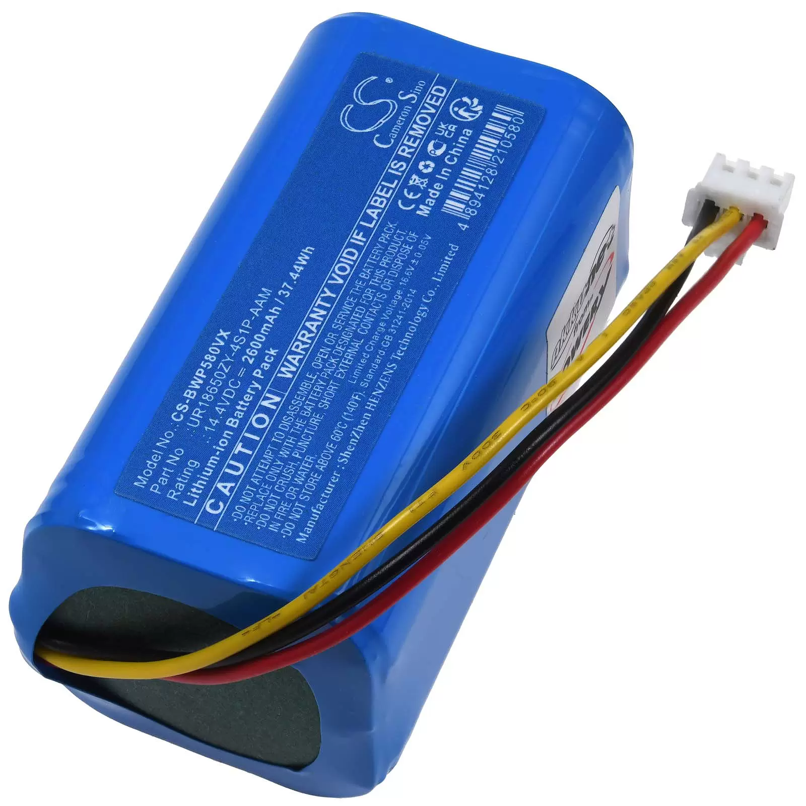 Akku passend für Saugroboter Bobsweep Bob PetHair Plus WVP58021 Typ UR18650ZY-4S1P-AAM