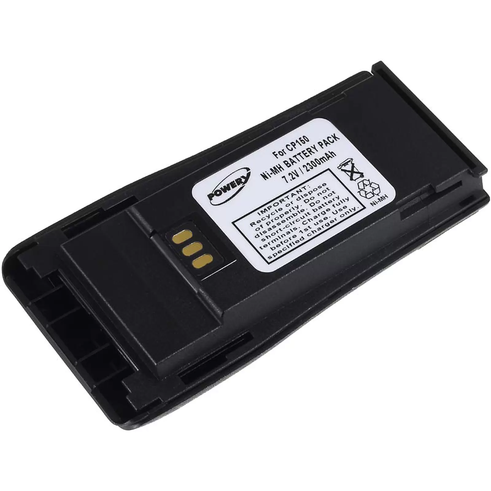 Akku für Motorola CP150/ CP200/PR400/Typ NNTN4851A 2300mAh NiMH