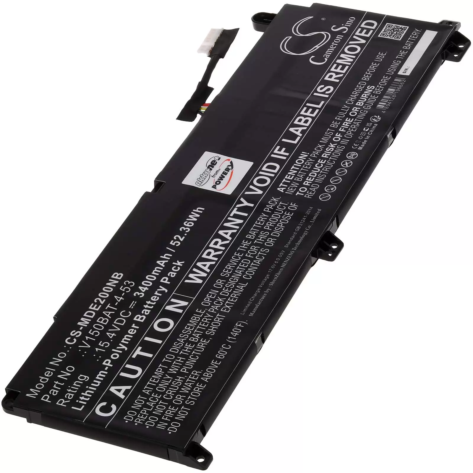Akku passend für Laptop Medion Erazer Scout E20 Typ V150BAT-4