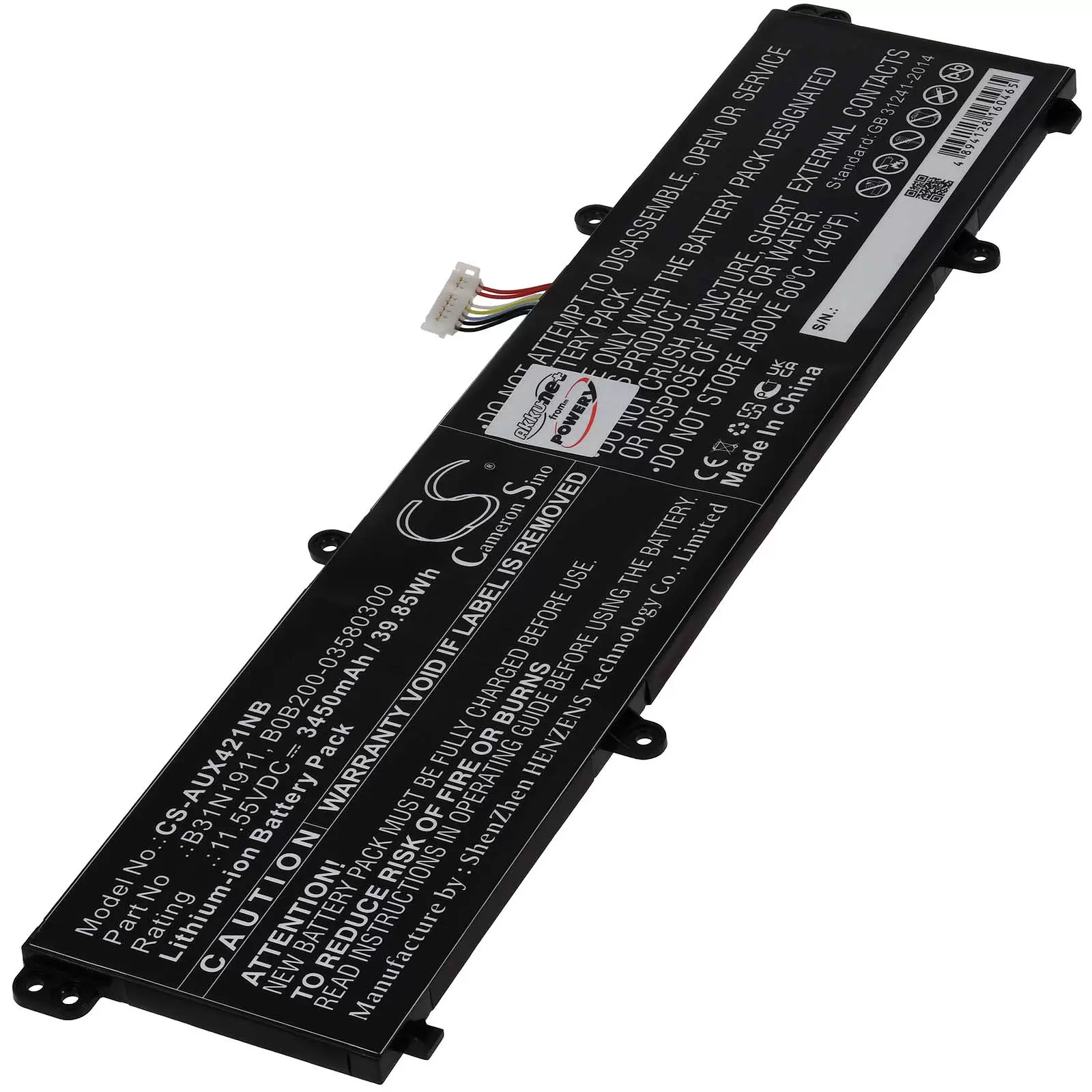 Akku passend für Laptop Asus VivoBook Flip 14 TM420IA X421 Typ B31N1911