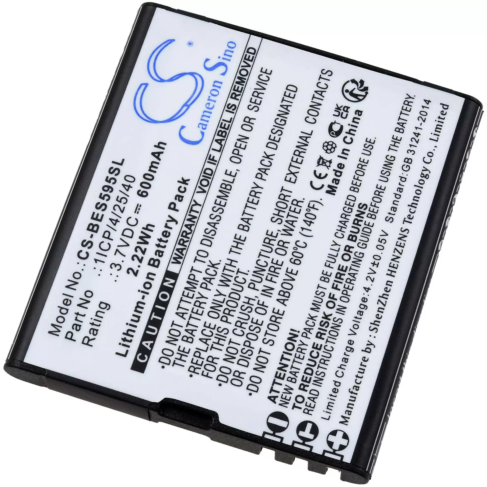 Akku passend für Handy Beafon SL495 SL595 SL595 Plus Typ 1ICP/4/25/40