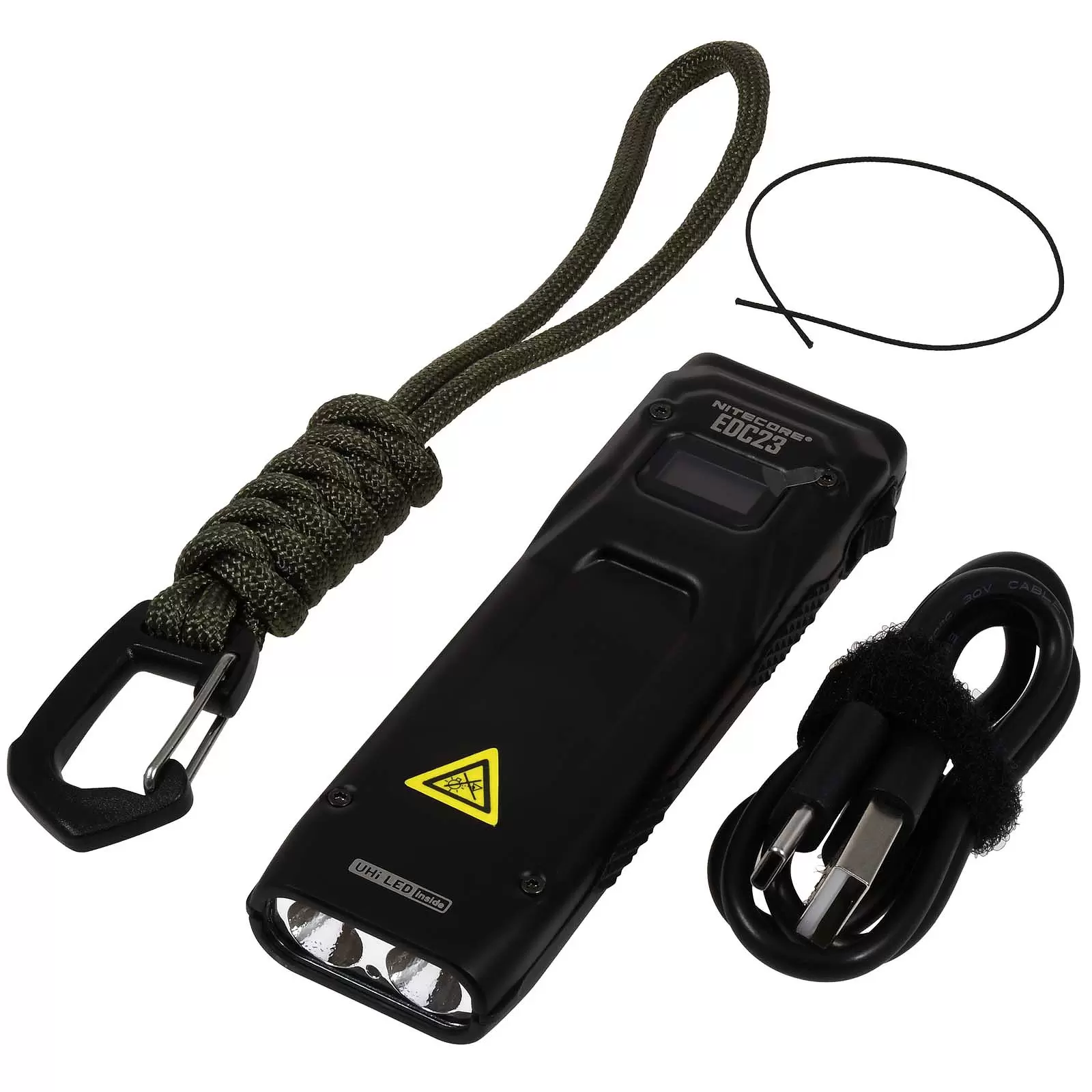 Nitecore EDC23 SABER Taschenlampe 2500 Lumen USB-C schwarz