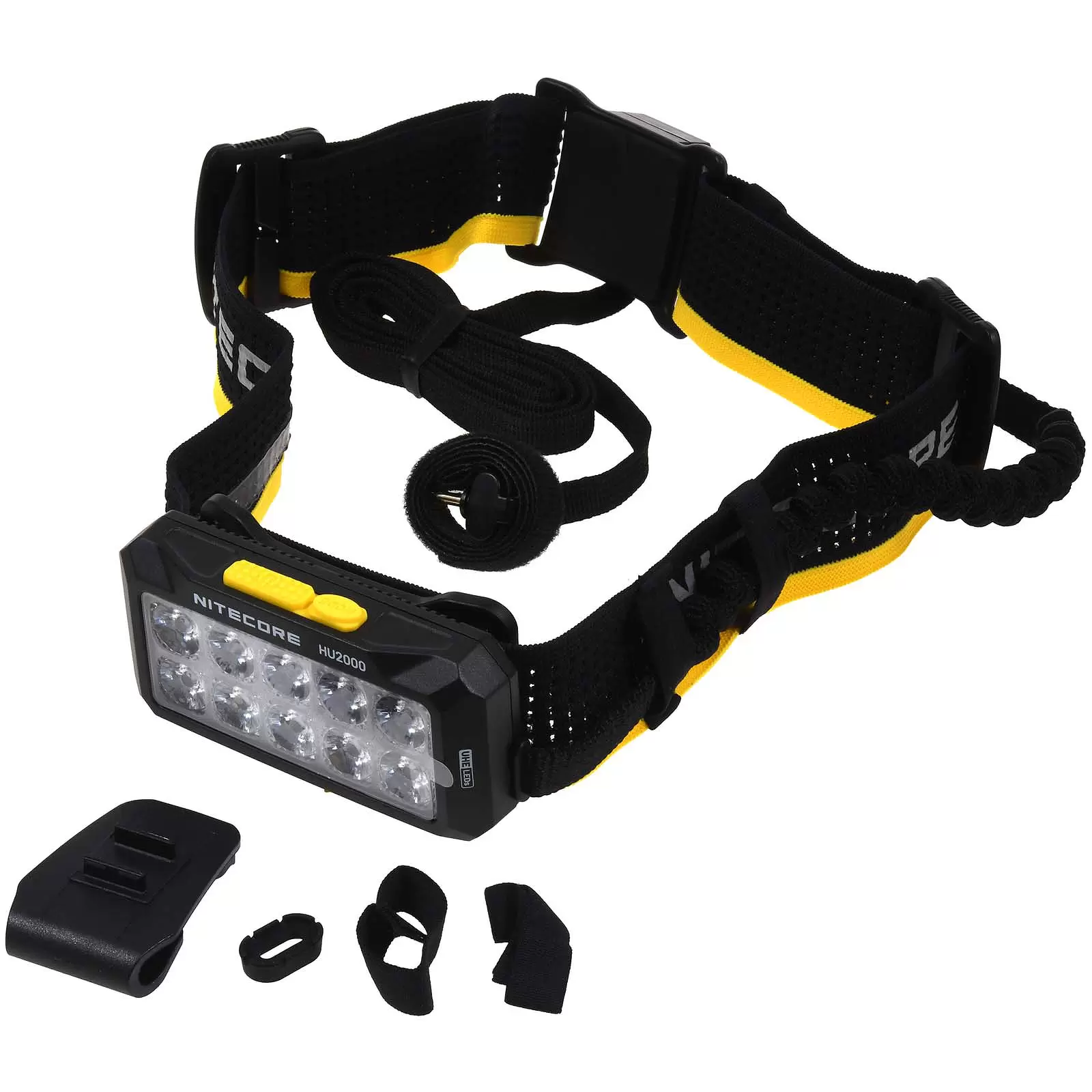 Nitecore HU2000 LED Kopflampe, Stirnlampe, Headlamp, USB-C, max. 2000 Lumen schwarz