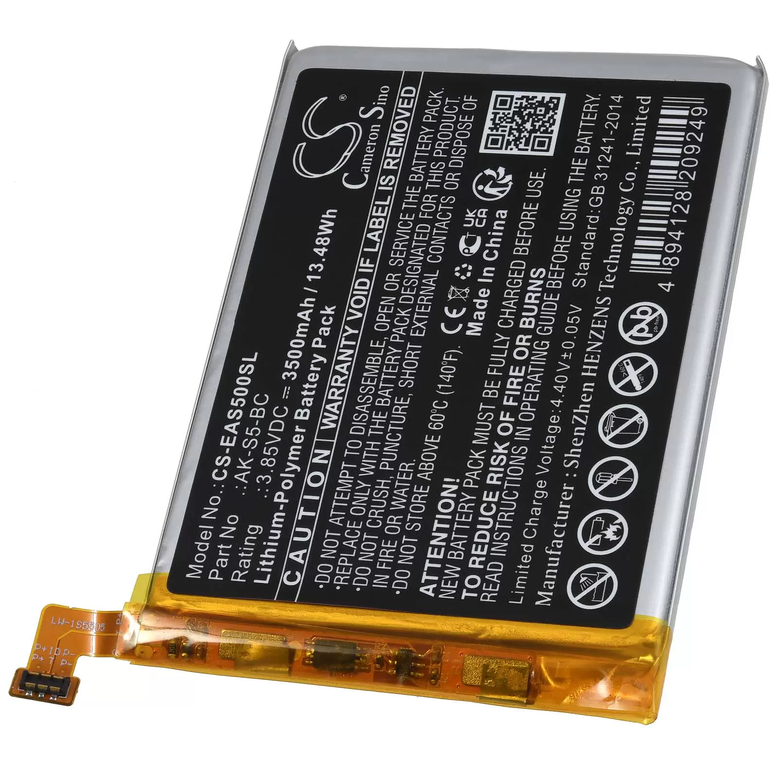 Akku passend für Senioren-Handy emporia SMART.5 Smart 5 EMS5 Typ AK-S5-BC