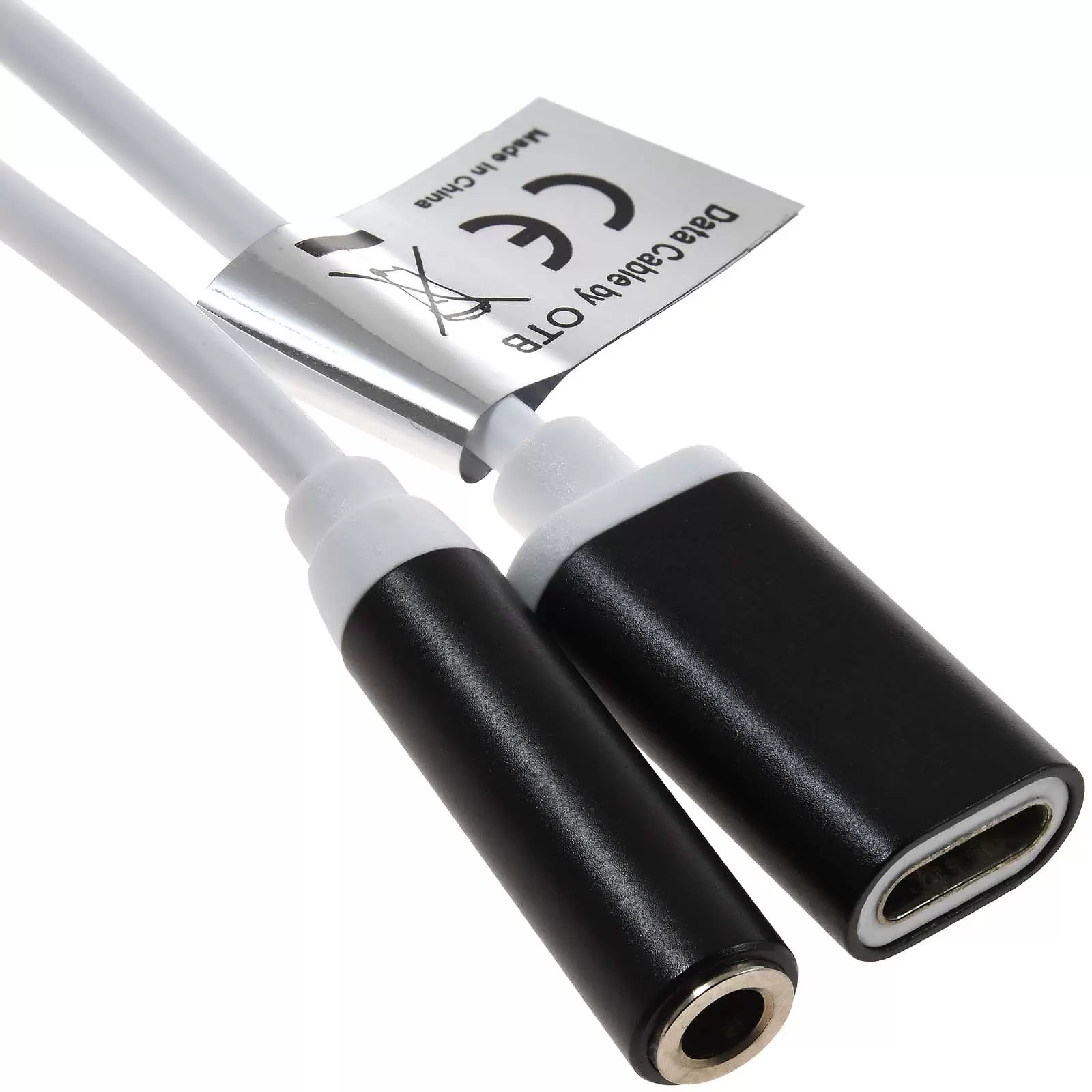 Audio- und Headsetadapter z.B. für Huawei P40 / P40 Pro / Xiaomi Mi 10 / Mi 10 Pro mit USB-C