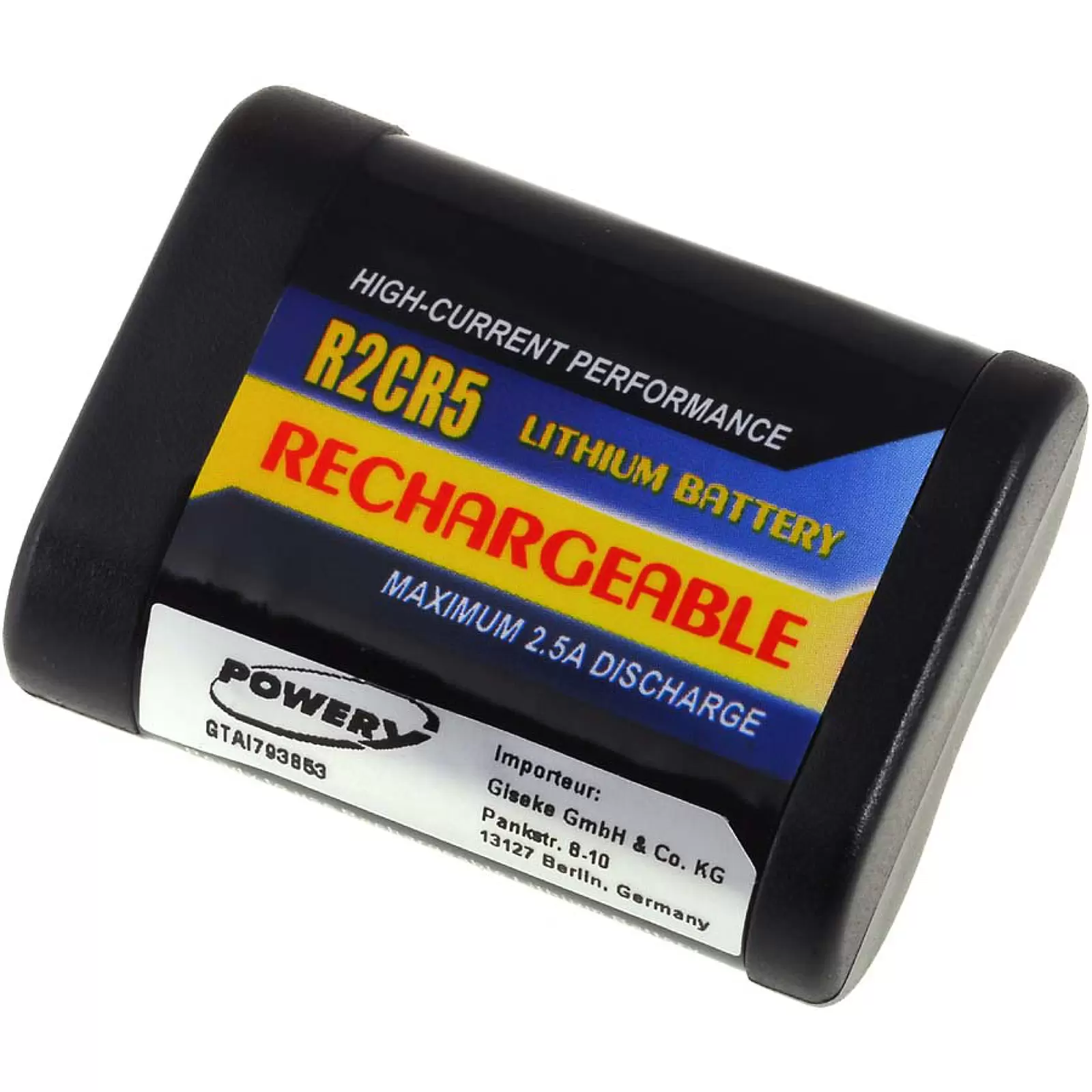 Akku für 2CR5/ 2CR5M