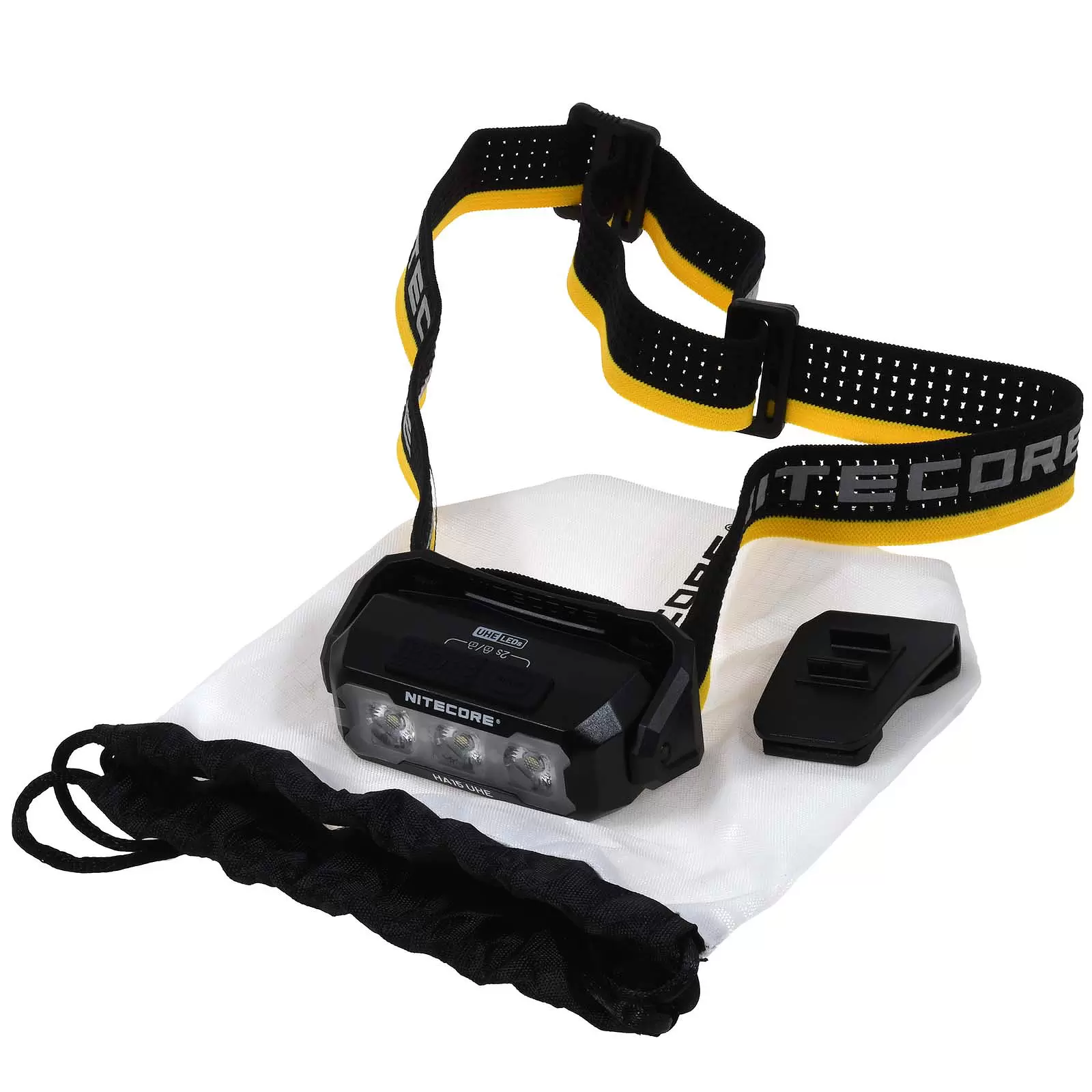 Nitecore HA15 UHE LED Kopflampe, Stirnlampe, Headlamp, max. 400 Lumen
