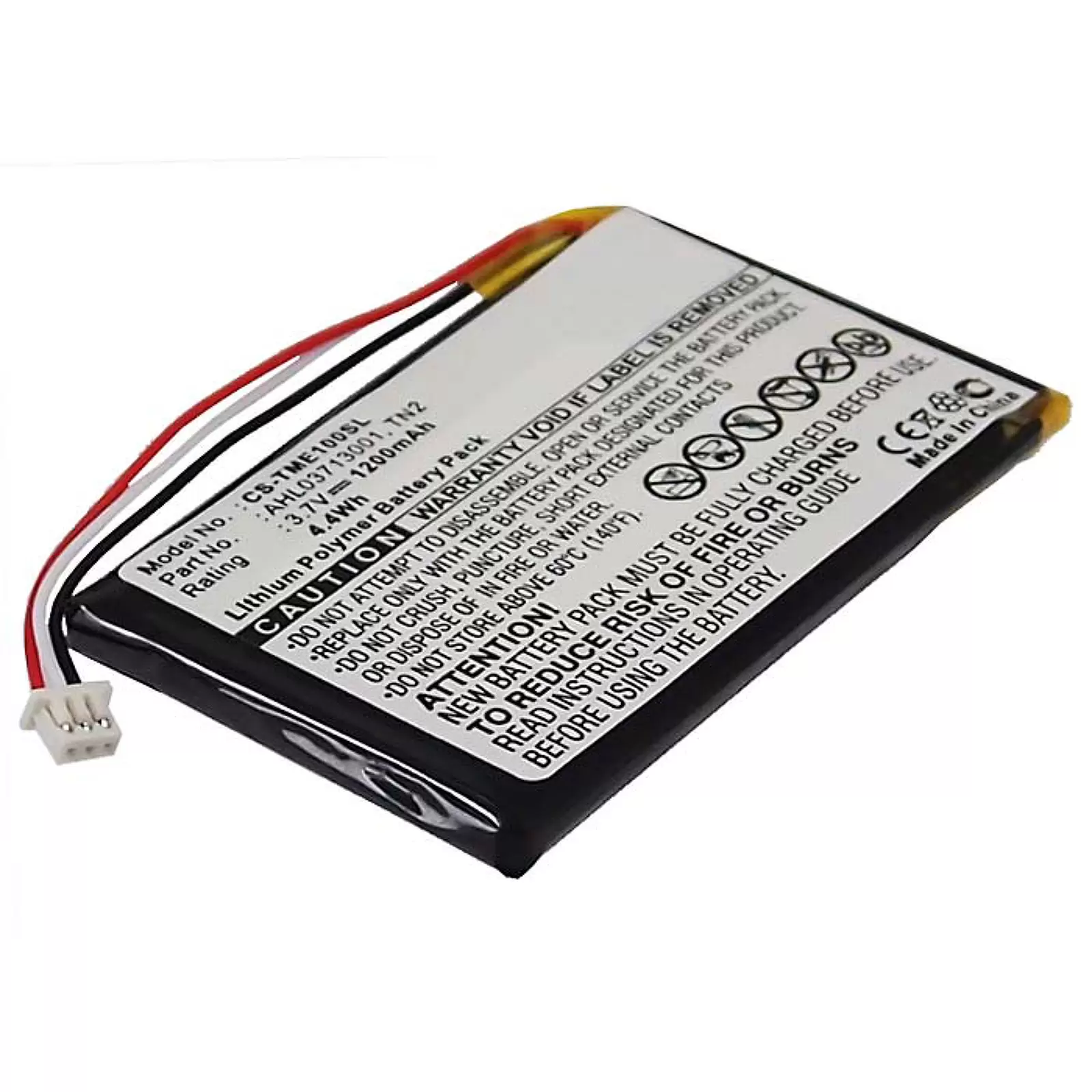 Akku für TomTom TNS410 / Typ TN2